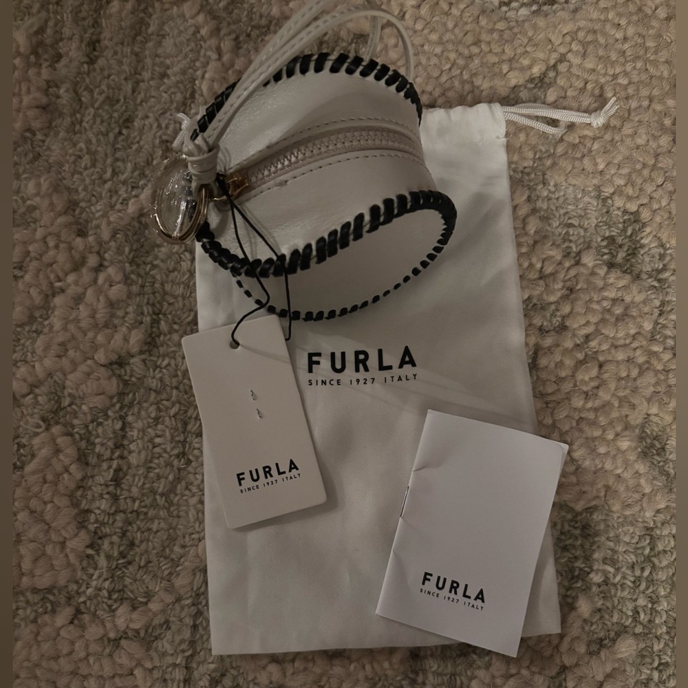 Furla Allegra Baseball Coin Wristlet